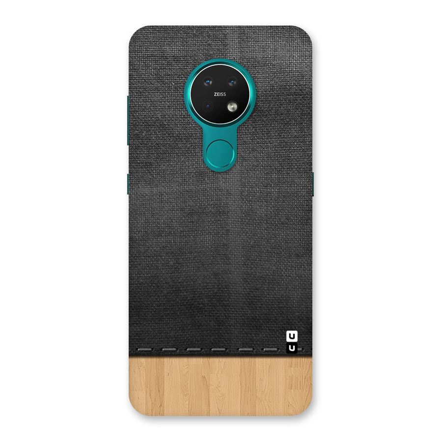Bicolor Wood Texture Back Case for Nokia 7.2