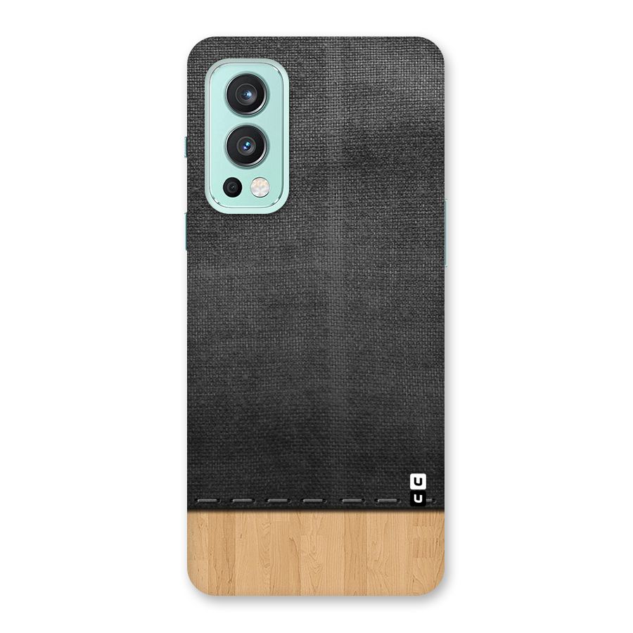 Bicolor Wood Texture Back Case for OnePlus Nord 2 5G