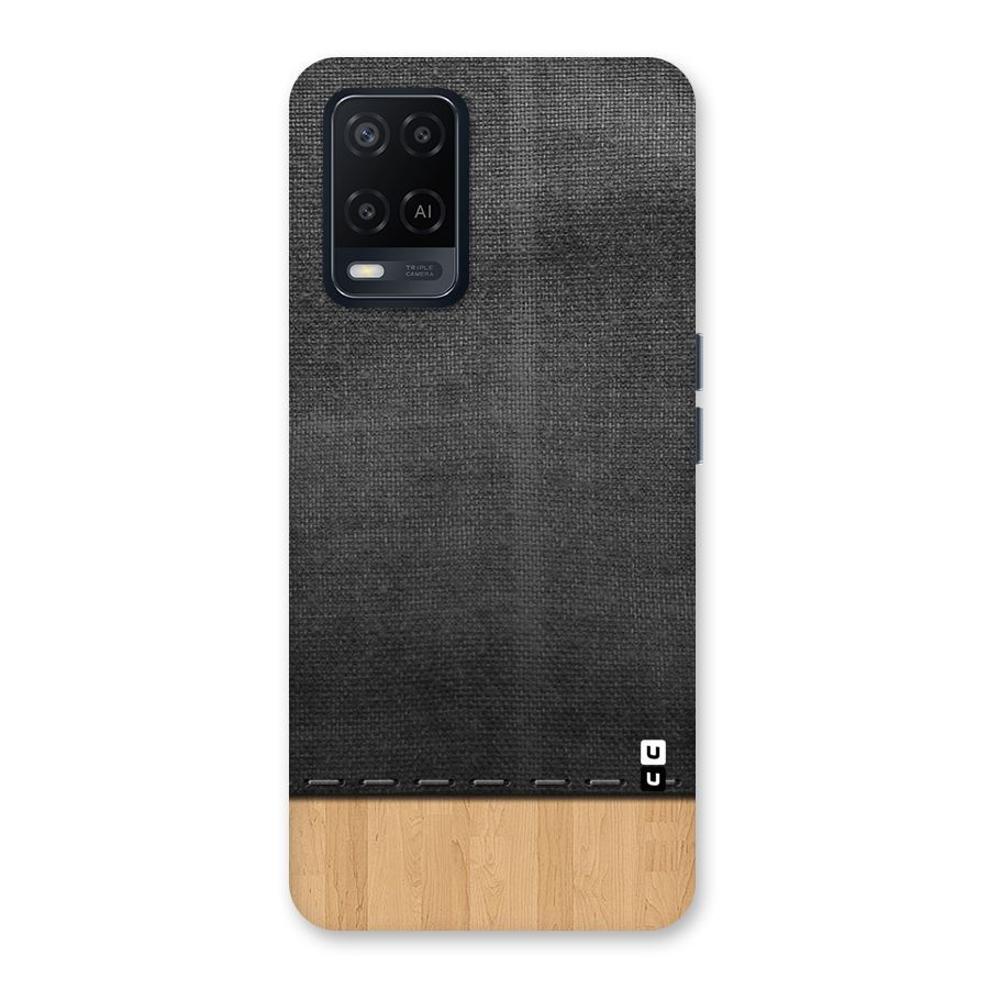 Bicolor Wood Texture Back Case for Oppo A54