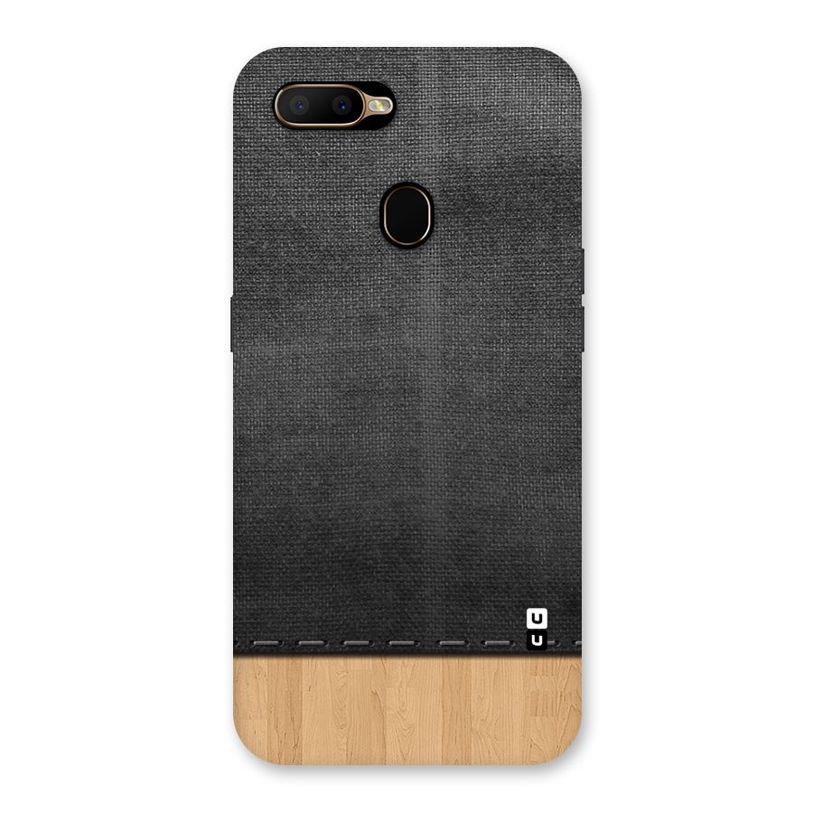 Bicolor Wood Texture Back Case for Oppo A5s