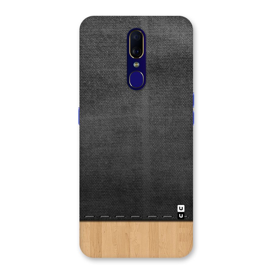 Bicolor Wood Texture Back Case for Oppo F11