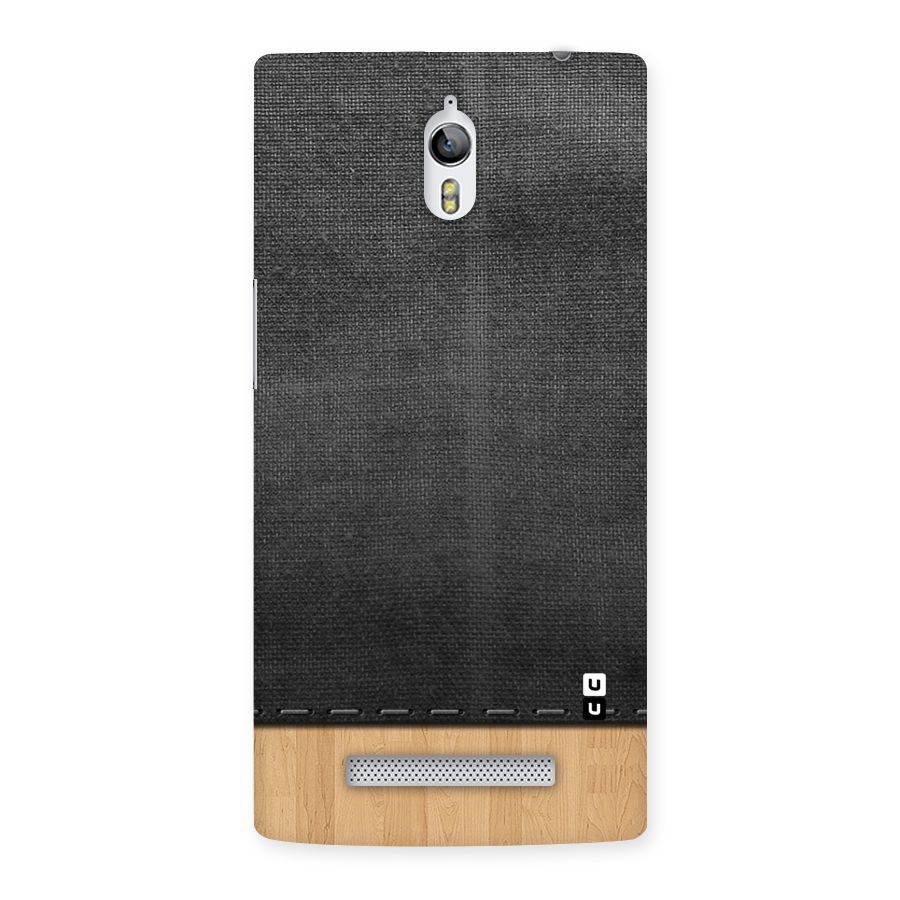 Bicolor Wood Texture Back Case for Oppo Find 7