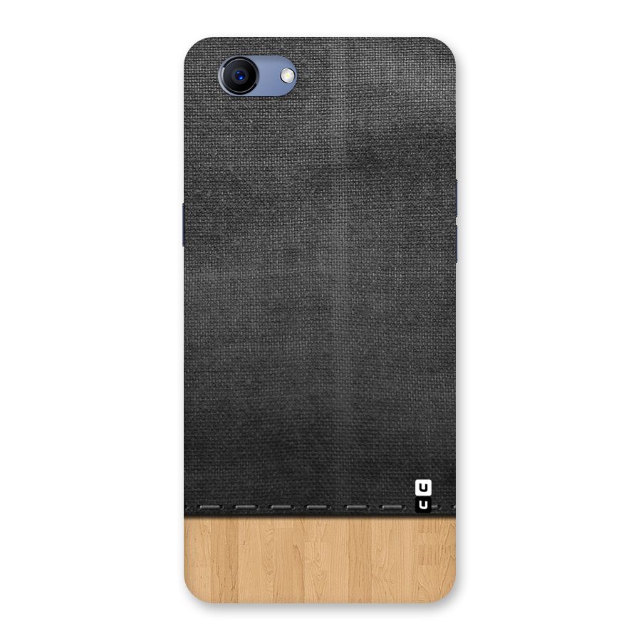 Bicolor Wood Texture Back Case for Oppo Realme 1