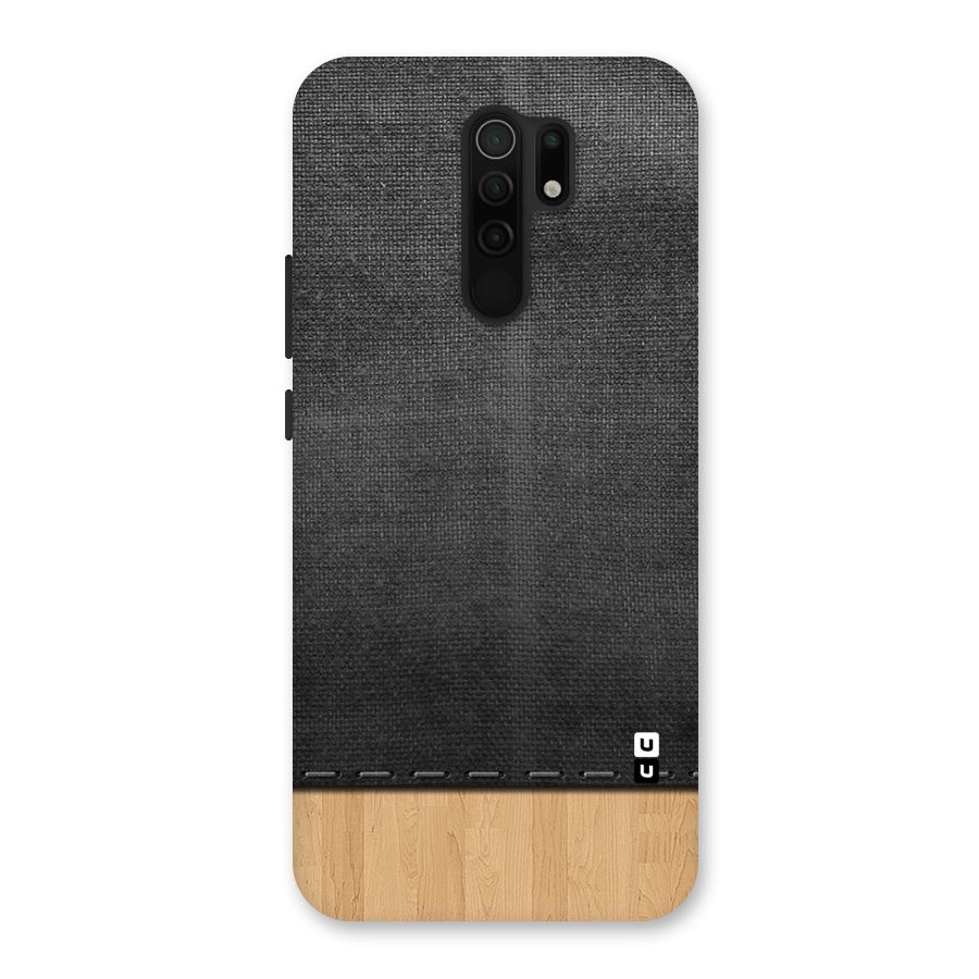 Bicolor Wood Texture Back Case for Poco M2