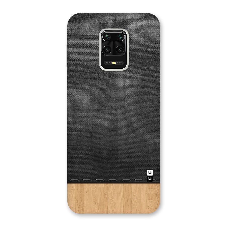 Bicolor Wood Texture Back Case for Poco M2 Pro