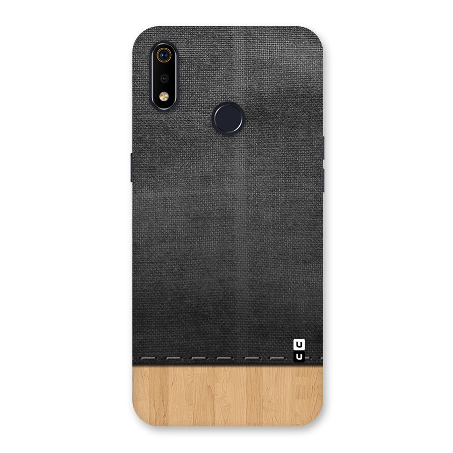 Bicolor Wood Texture Back Case for Realme 3i