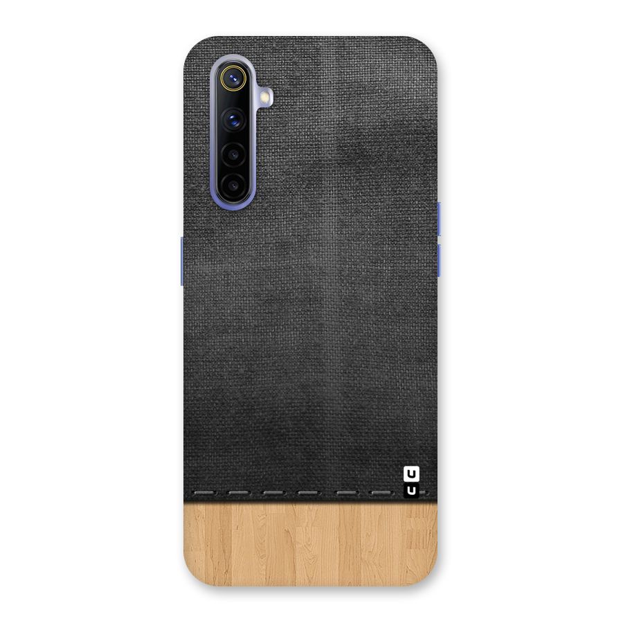 Bicolor Wood Texture Back Case for Realme 6i