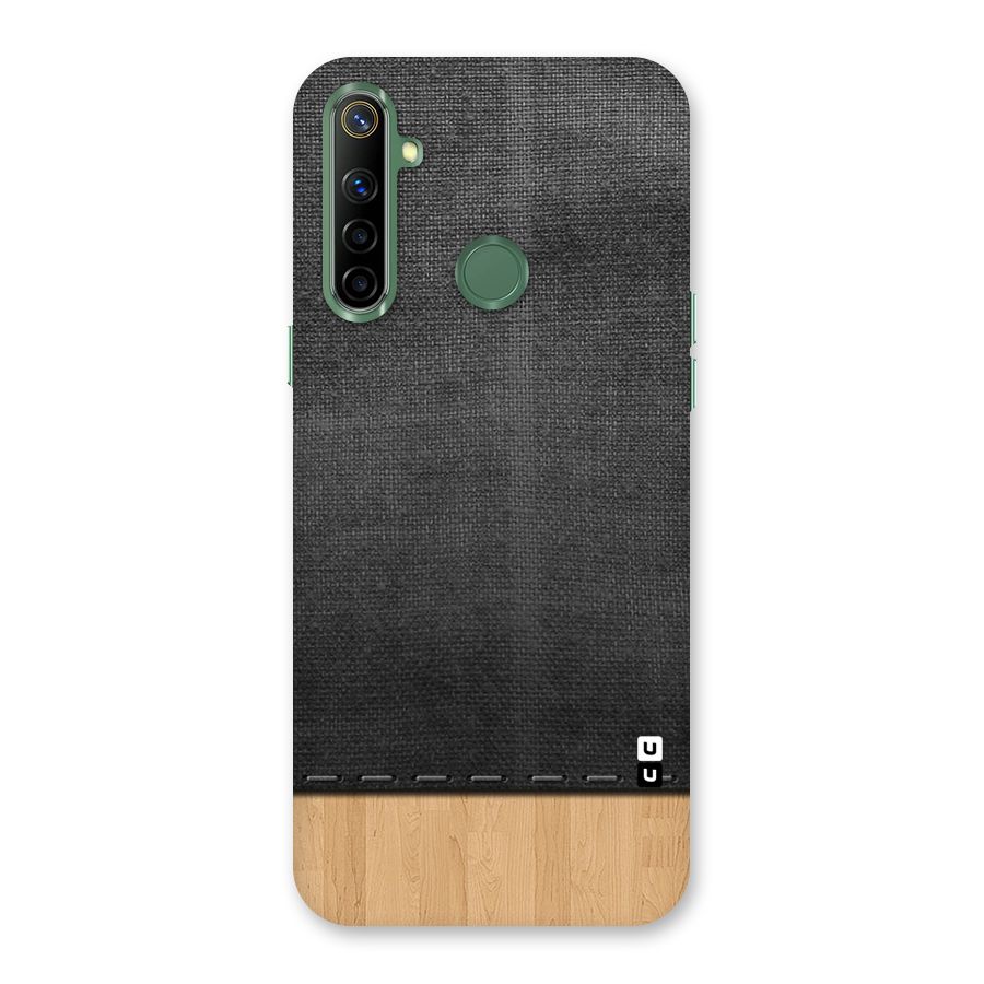 Bicolor Wood Texture Back Case for Realme Narzo 10