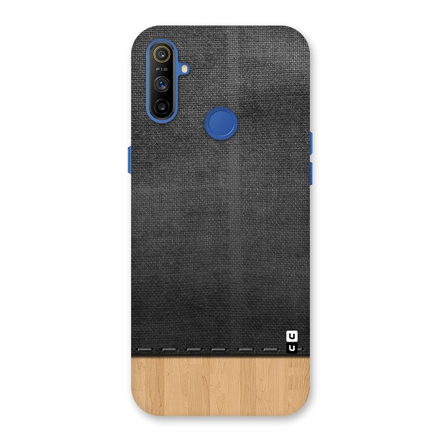 Bicolor Wood Texture Back Case for Realme Narzo 10A