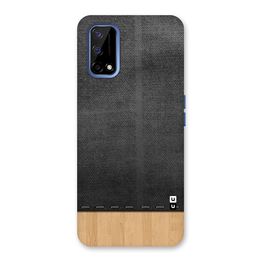 Bicolor Wood Texture Back Case for Realme Narzo 30 Pro