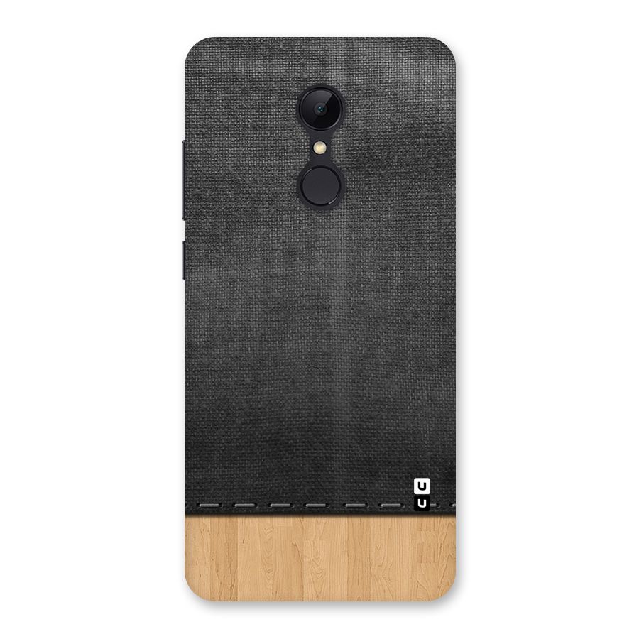 Bicolor Wood Texture Back Case for Redmi 5