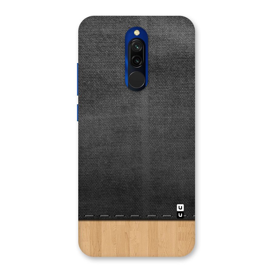 Bicolor Wood Texture Back Case for Redmi 8