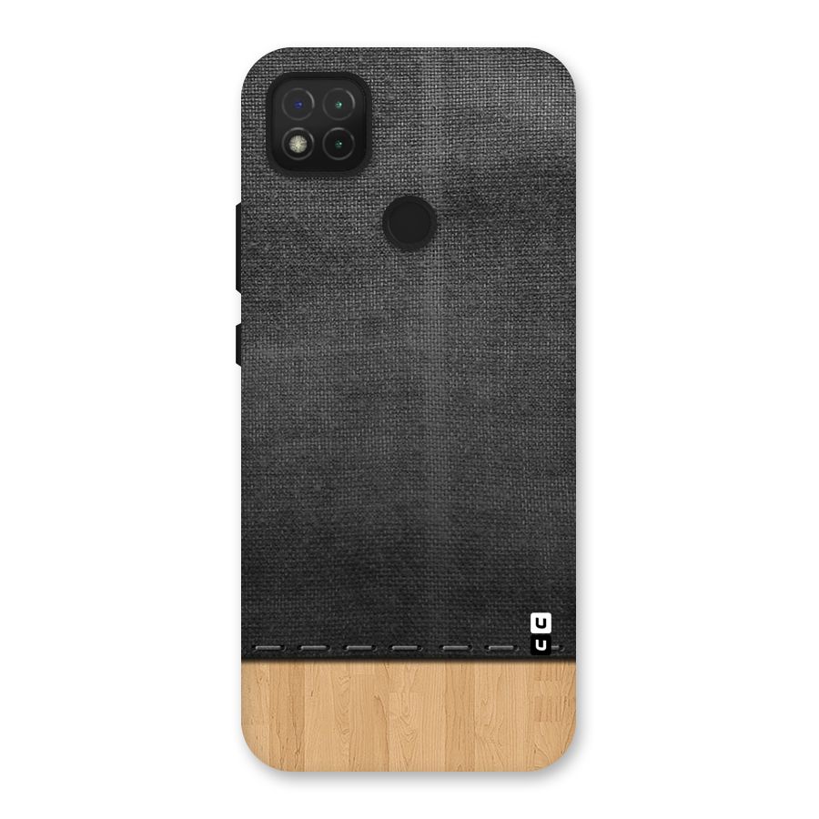 Bicolor Wood Texture Back Case for Redmi 9C