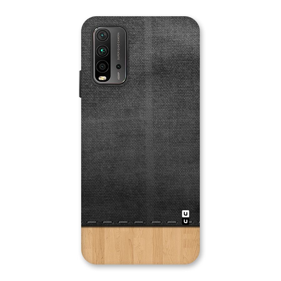 Bicolor Wood Texture Back Case for Redmi 9 Power