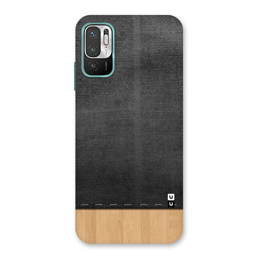 Bicolor Wood Texture Back Case for Redmi Note 10T 5G