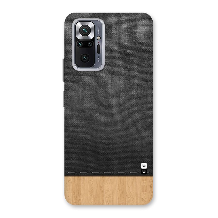 Bicolor Wood Texture Back Case for Redmi Note 10 Pro Max