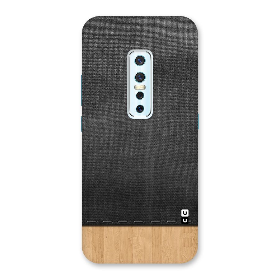 Bicolor Wood Texture Back Case for Vivo V17 Pro