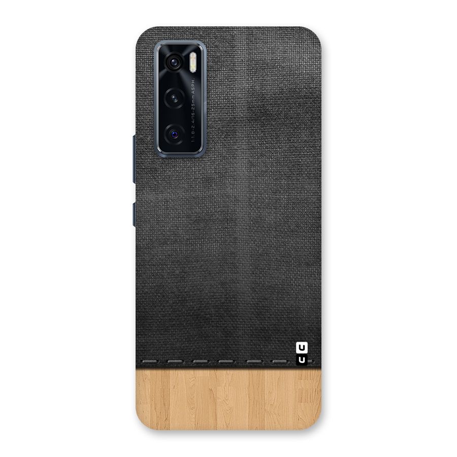 Bicolor Wood Texture Back Case for Vivo V20 SE