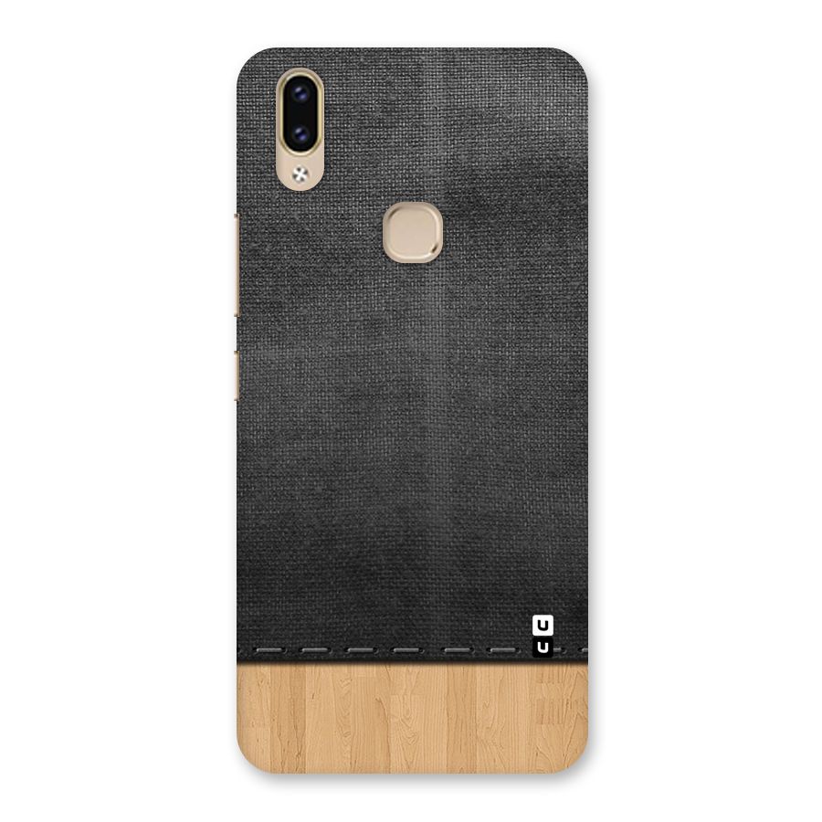 Bicolor Wood Texture Back Case for Vivo V9 Youth