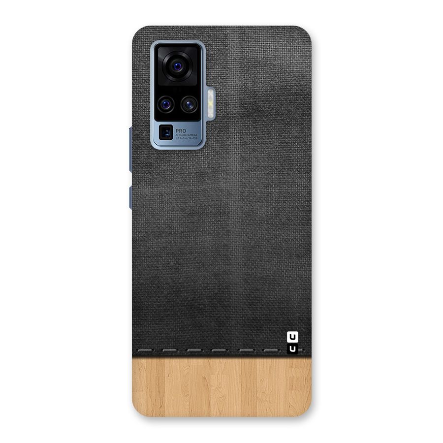 Bicolor Wood Texture Back Case for Vivo X50 Pro