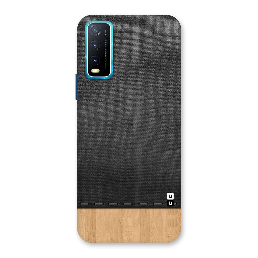 Bicolor Wood Texture Back Case for Vivo Y20G