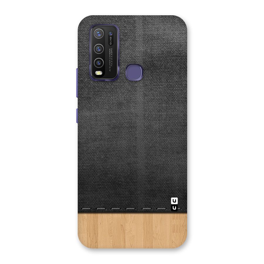 Bicolor Wood Texture Back Case for Vivo Y50