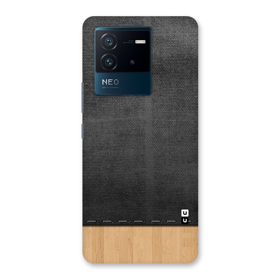 Bicolor Wood Texture Back Case for Vivo iQOO Neo 6 5G