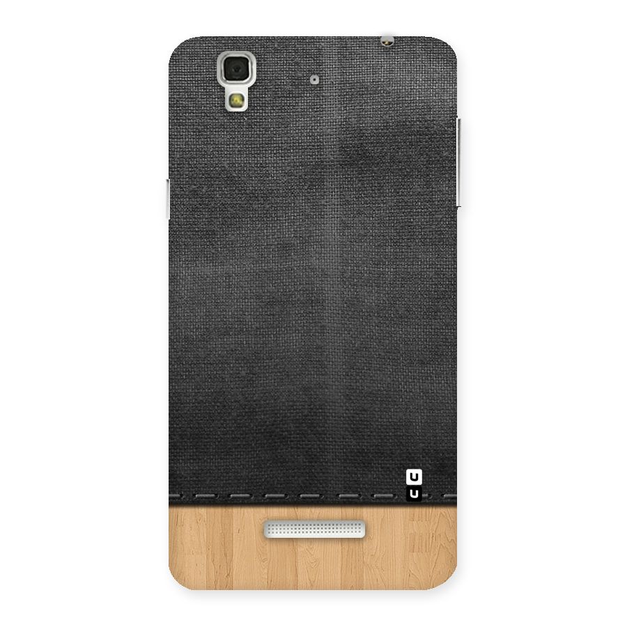Bicolor Wood Texture Back Case for YU Yureka Plus