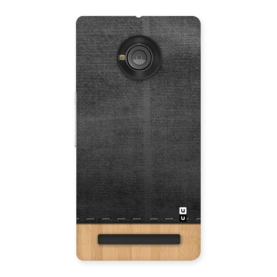Bicolor Wood Texture Back Case for Yu Yunique