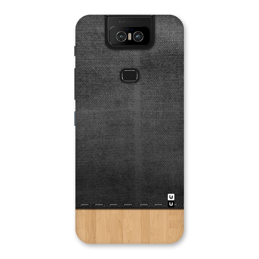 Bicolor Wood Texture Back Case for Zenfone 6z
