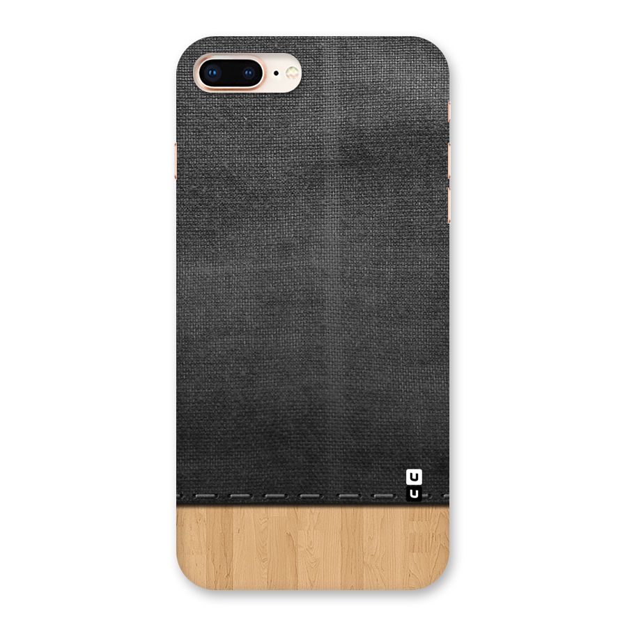 Bicolor Wood Texture Back Case for iPhone 8 Plus