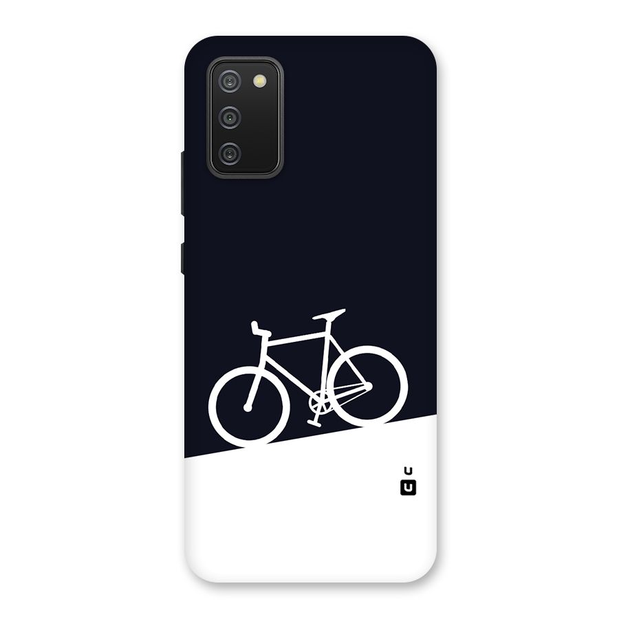 Bicycle Minimal Art Back Case for Galaxy M02s