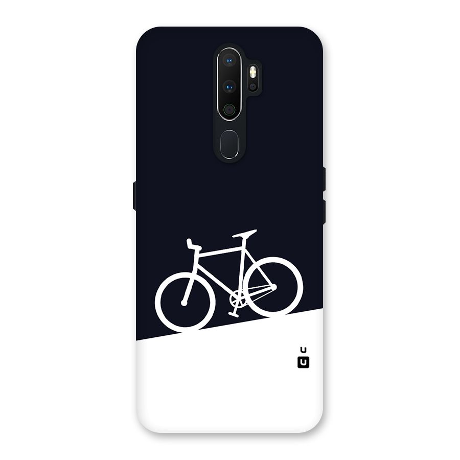 Bicycle Minimal Art Back Case for Oppo A5 (2020)