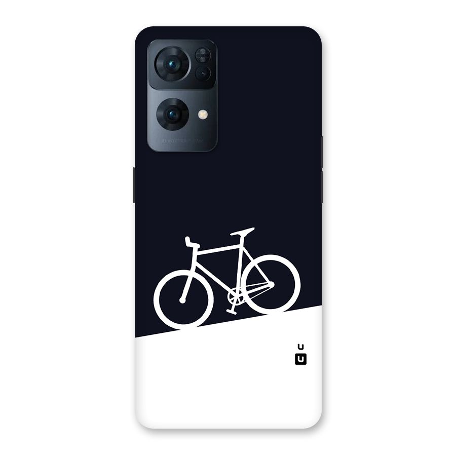 Bicycle Minimal Art Back Case for Oppo Reno7 Pro 5G