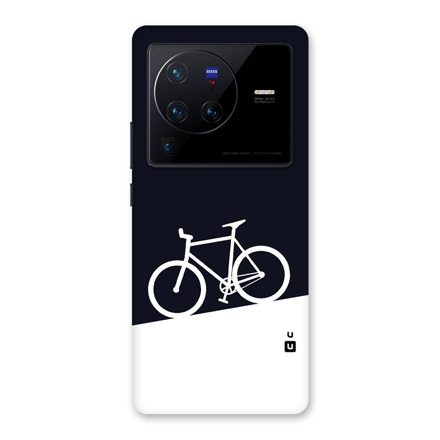 Bicycle Minimal Art Back Case for Vivo X80 Pro
