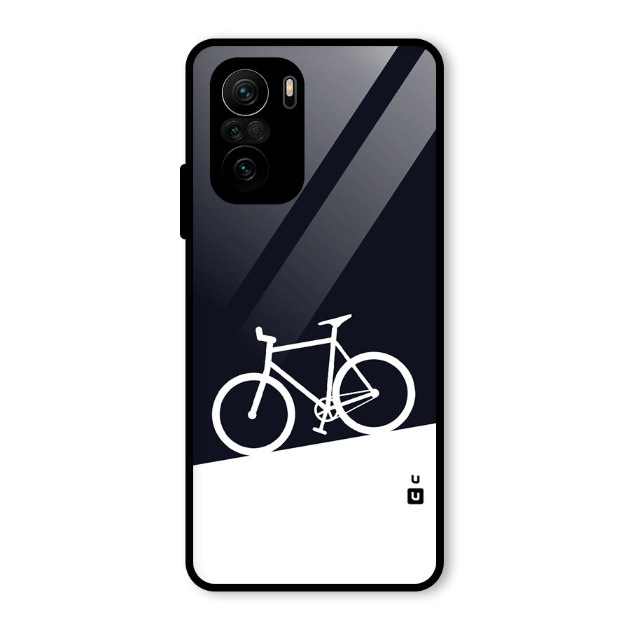Bicycle Minimal Art Glass Back Case for Mi 11X Pro