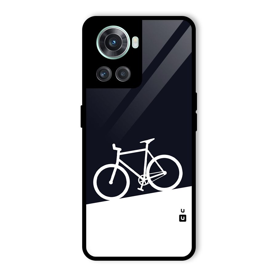 Bicycle Minimal Art Glass Back Case for OnePlus 10R