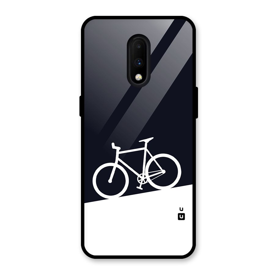 Bicycle Minimal Art Glass Back Case for OnePlus 7