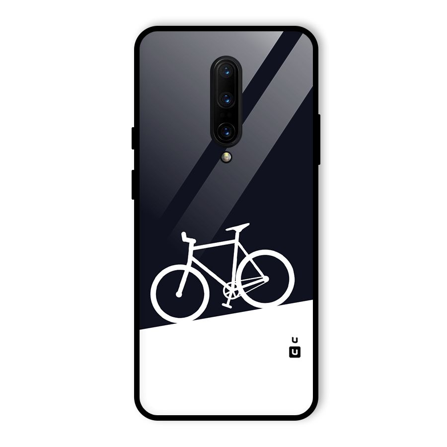 Bicycle Minimal Art Glass Back Case for OnePlus 7 Pro