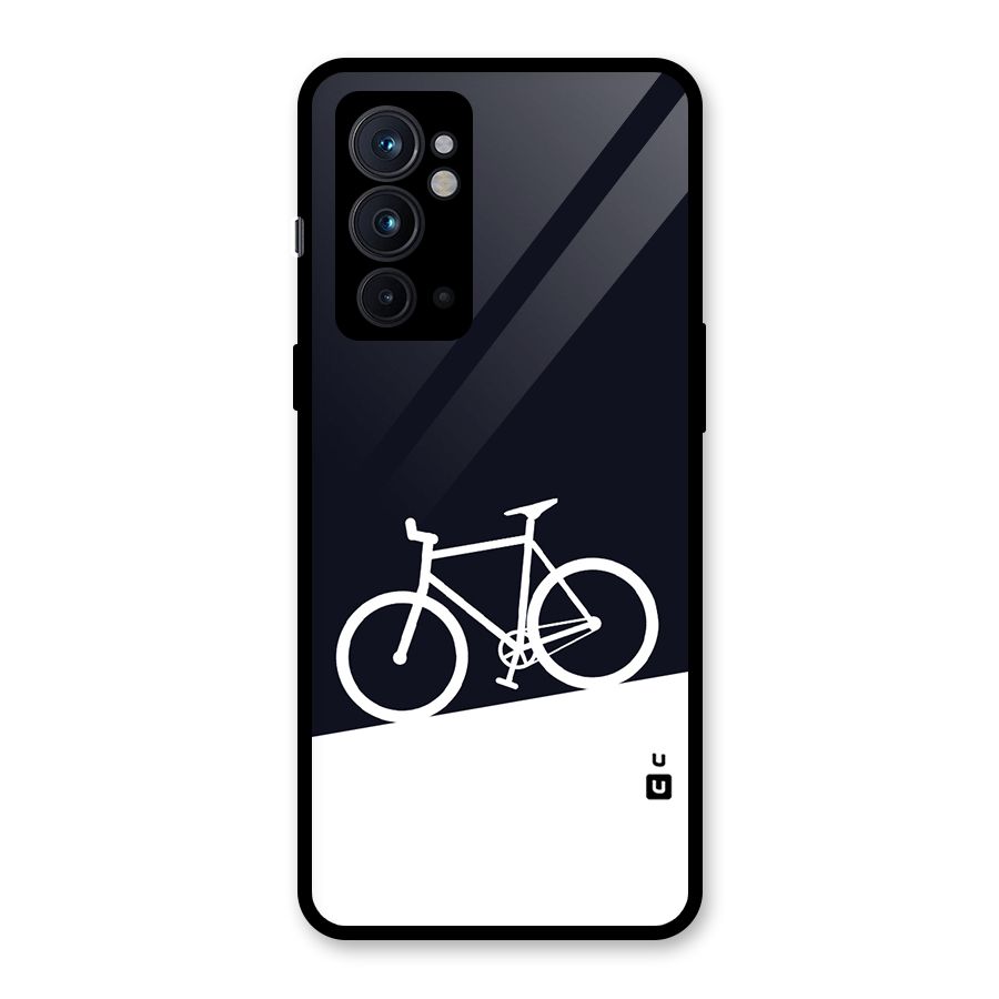 Bicycle Minimal Art Glass Back Case for OnePlus 9RT 5G