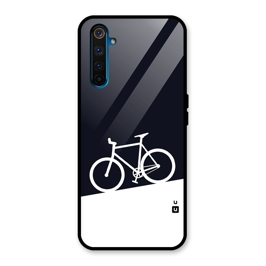 Bicycle Minimal Art Glass Back Case for Realme 6 Pro