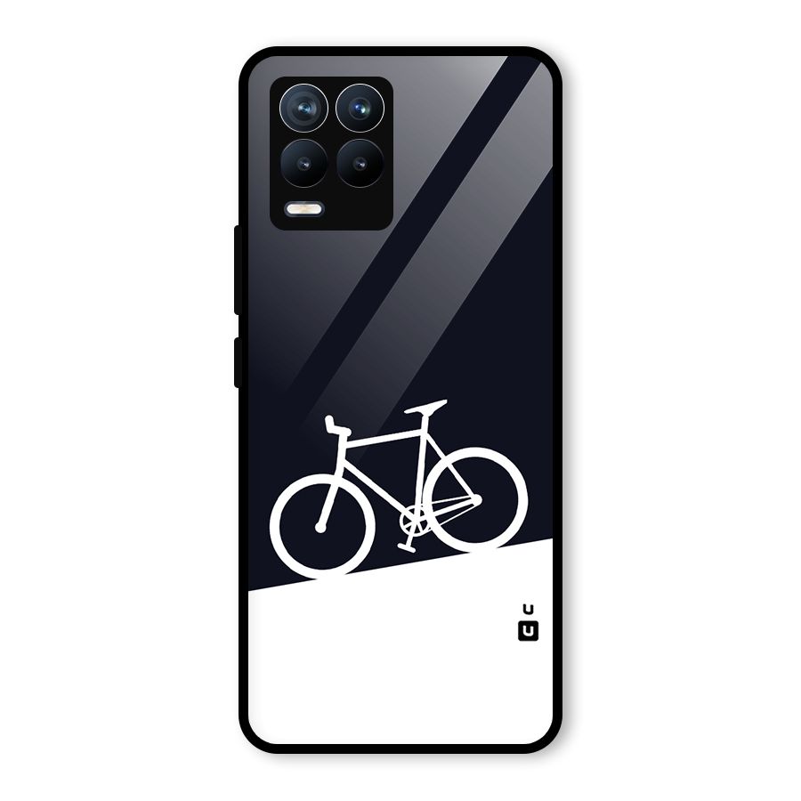 Bicycle Minimal Art Glass Back Case for Realme 8 Pro