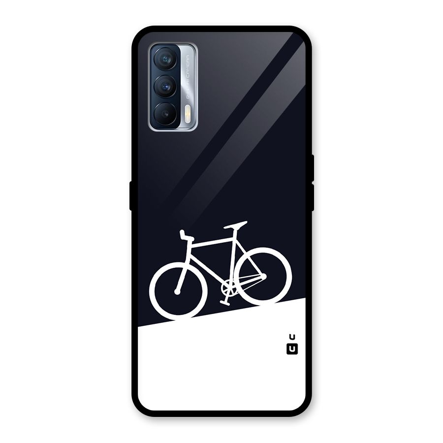 Bicycle Minimal Art Glass Back Case for Realme X7
