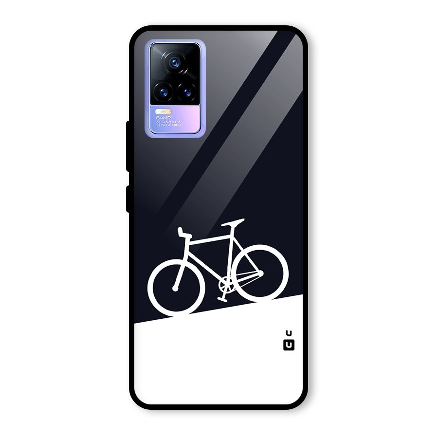 Bicycle Minimal Art Glass Back Case for Vivo Y73