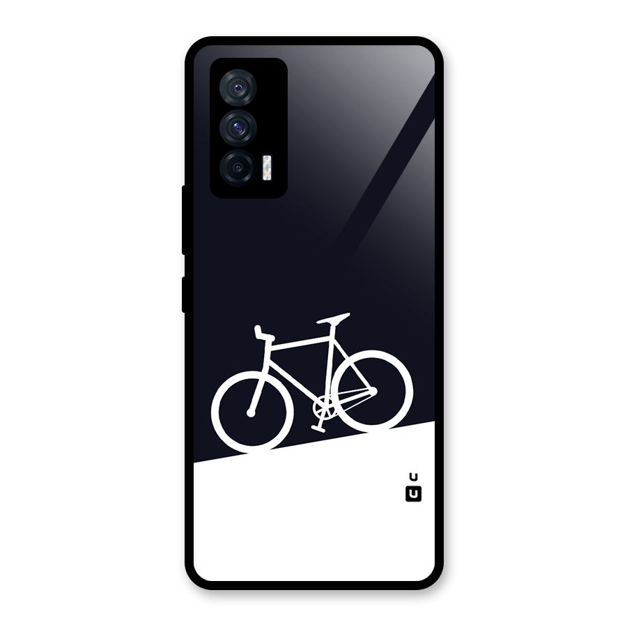 Bicycle Minimal Art Glass Back Case for Vivo iQOO 7 5G