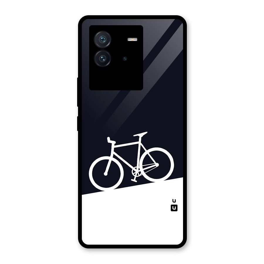 Bicycle Minimal Art Glass Back Case for Vivo iQOO Neo 6 5G