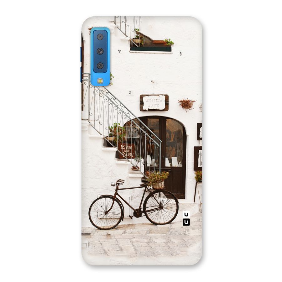 Bicycle Wall Back Case for Galaxy A7 (2018)