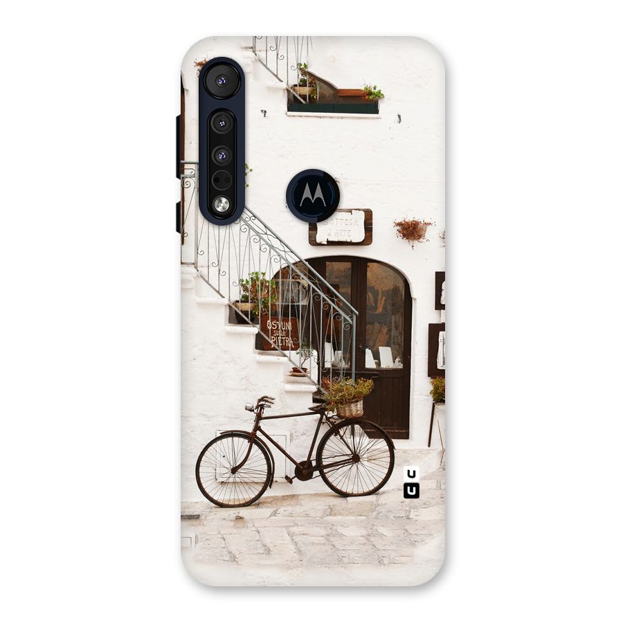 Bicycle Wall Back Case for Motorola One Macro