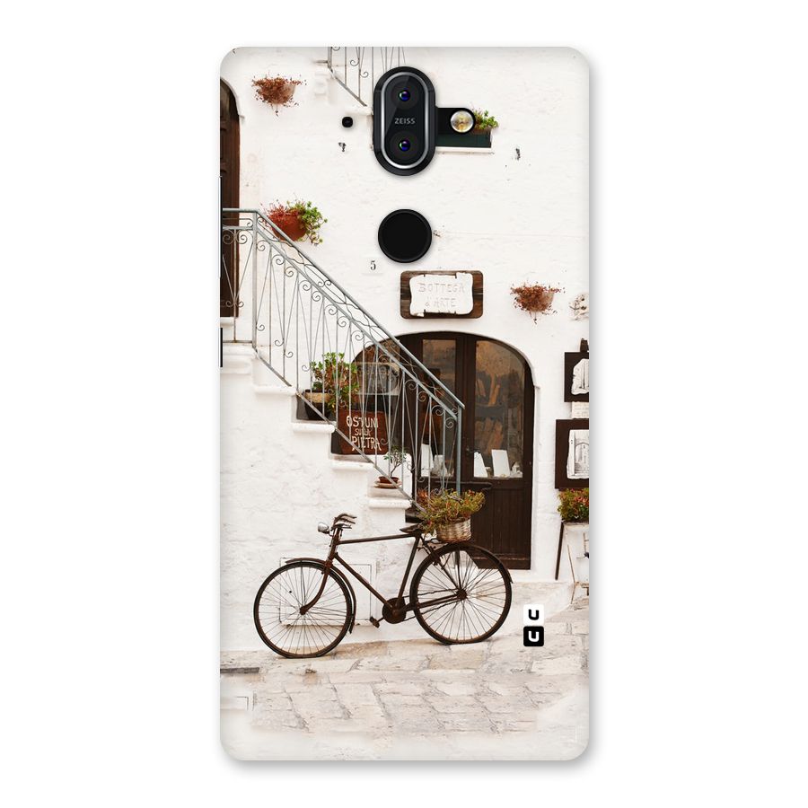 Bicycle Wall Back Case for Nokia 8 Sirocco