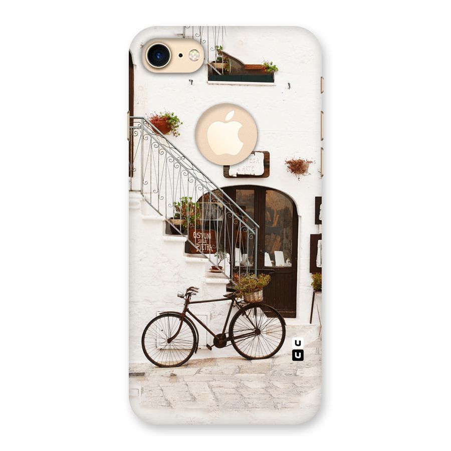 Bicycle Wall Back Case for iPhone 7 Logo Cut